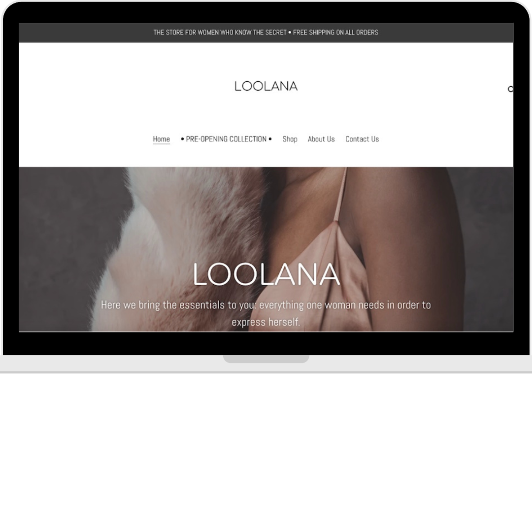 Loolana online store Lana New Agency project