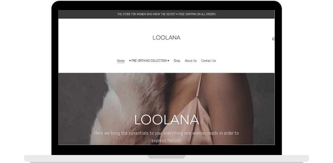 Loolana online store Lana New Agency project